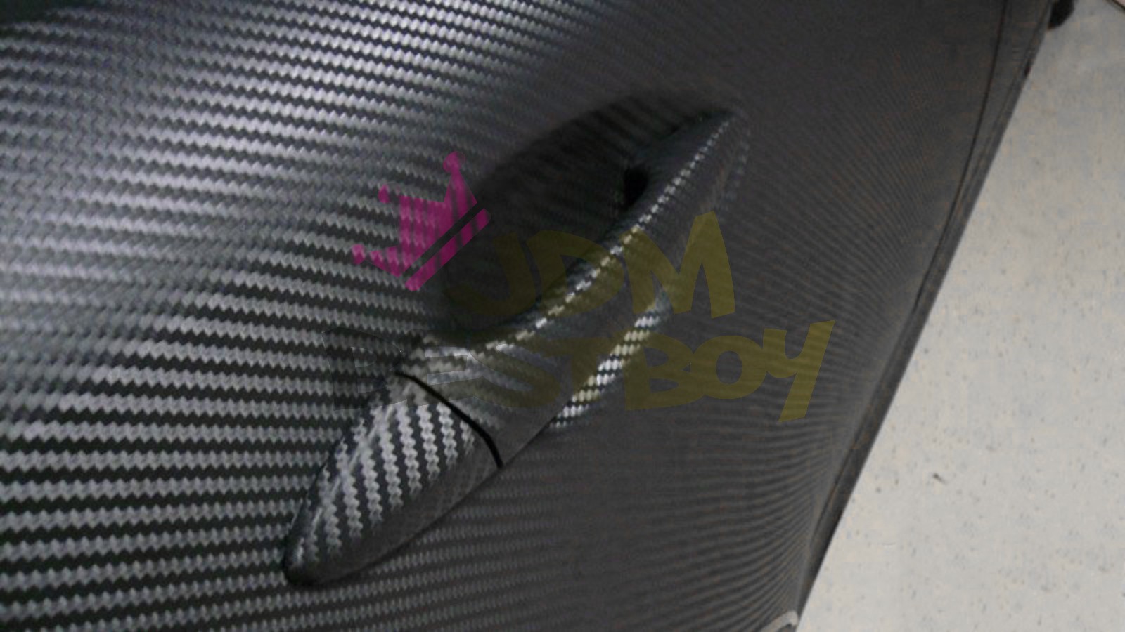 Genuine 3M 2080 Series CFS12 Carbon Fiber Black Vinyl Wrap Vehicle Film Decal