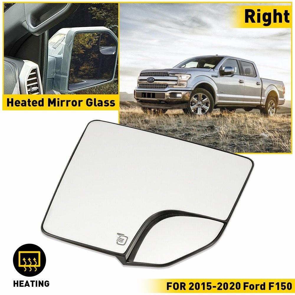 1/2Set RIGHT PASSENGER GLASS MIRROR SIDE REPLACEMENT FOR FORD 2015-2020 F150 PIC