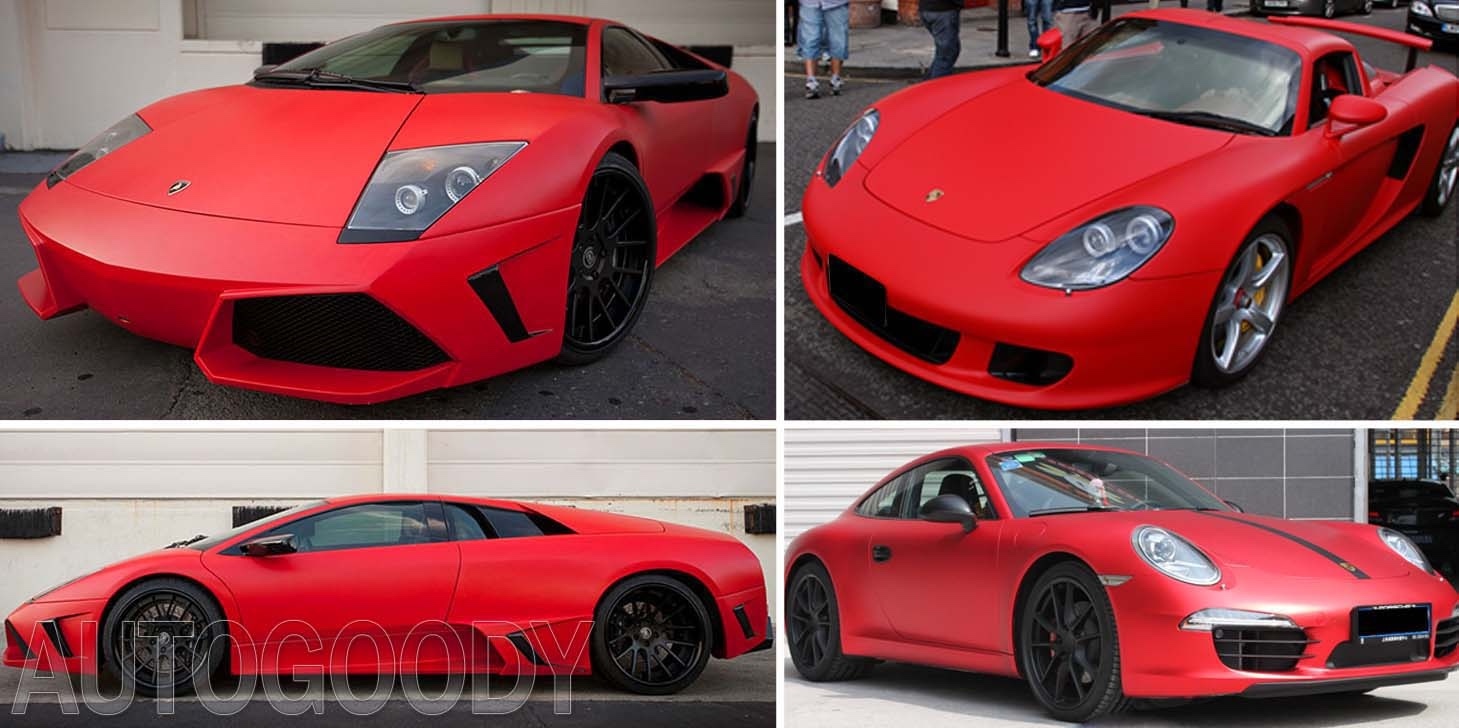 120″ x 60″ Matte Flat Red Vinyl Film Wrap Sticker Decal Bubble Free Air Release