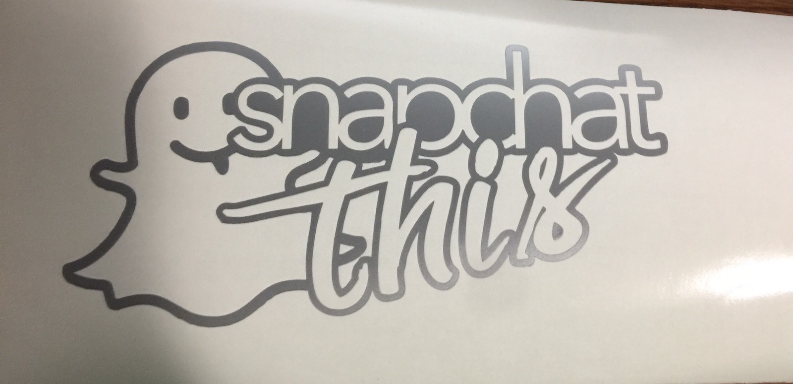 Snapchat This Decal Sticker Humor Social Media Followers Trendy Insta Face