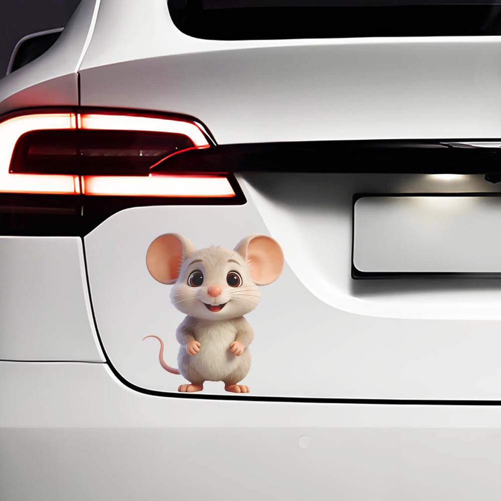 Cute Stickers Vinyl Customizable No bubbles for Window Refrigerator Wall Laptop