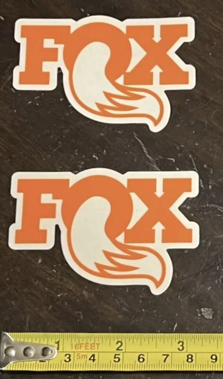 2 *Fox* Shocks Stickers Decals mtb bike offroad overland utv powersports moto mx