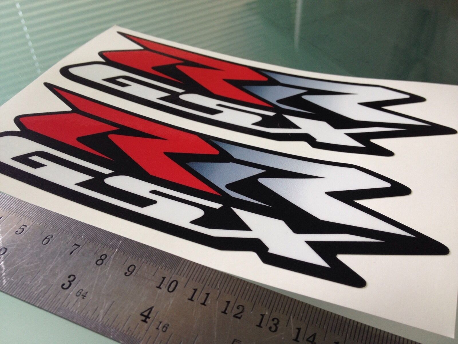 TP GSX-RR Decals / Stickers GSXRR GSXR RR MotoGP Suzuki ECSTAR (170mm x 51mm) X2