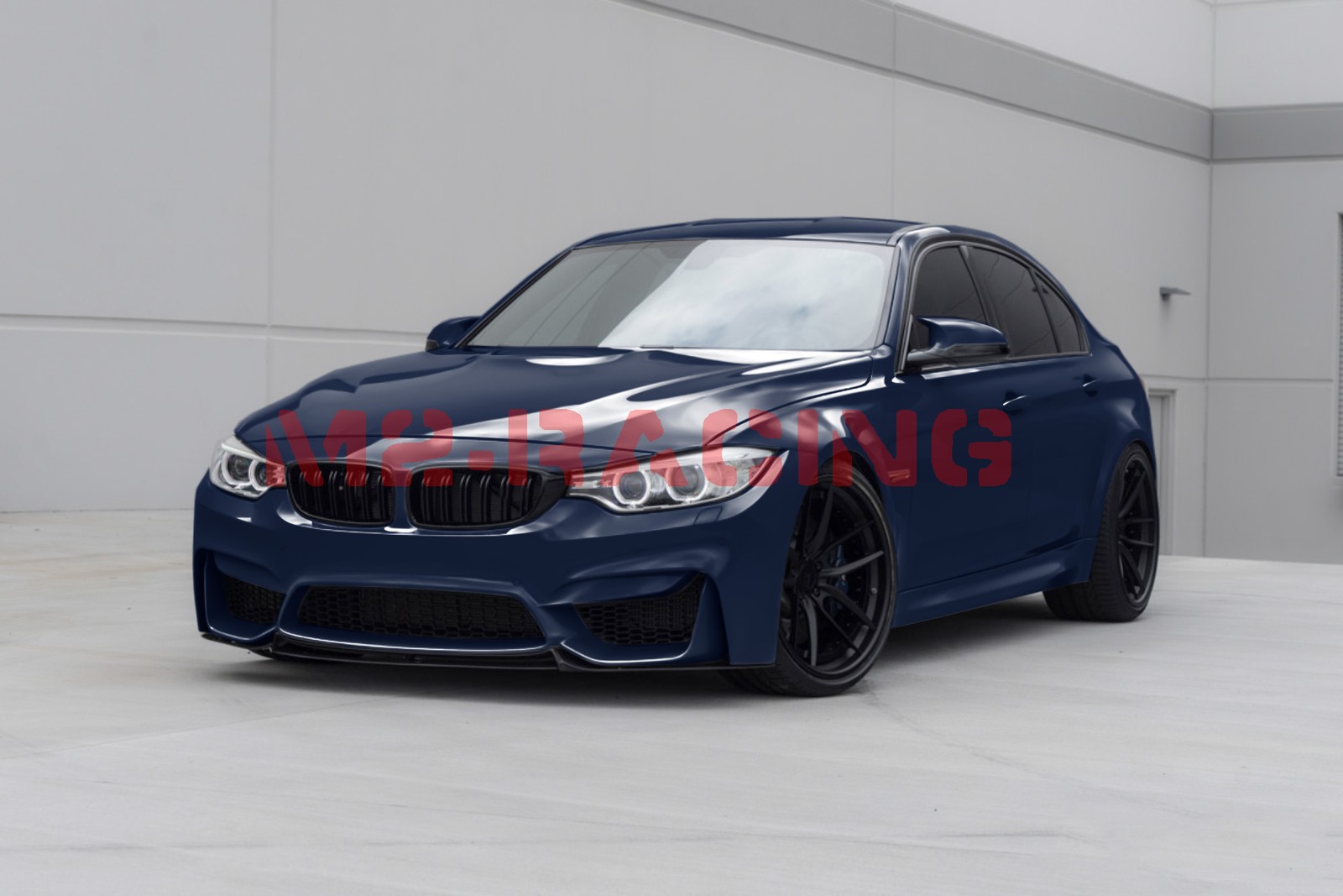 High Gloss Midnight Blue Car Vinyl Wrap Sticker Decal Sheet Film DIY Air Release