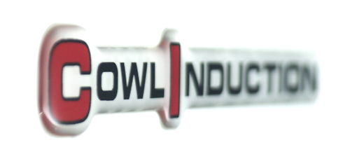 Cowl Induction CI 3D EMBLEM SATIN CHROME