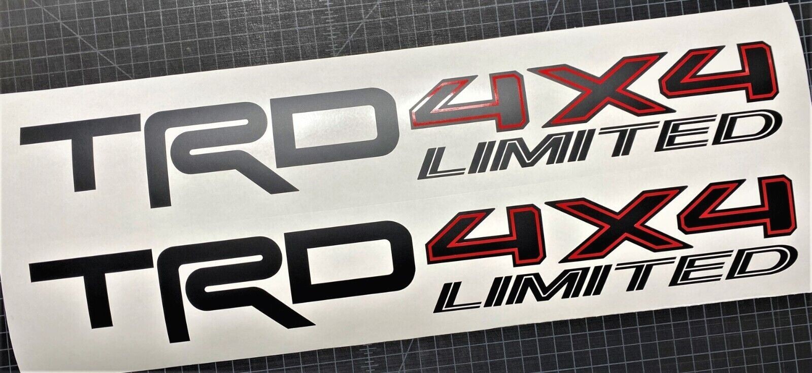 TRD 4X4 Limited Decal Sticker Toyota Tacoma Tundra Truck Off Road Sport Decals