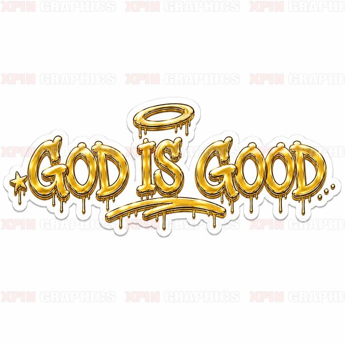 God is Good Graffiti Vinyl Decal Sticker Religious Jesus Lord C