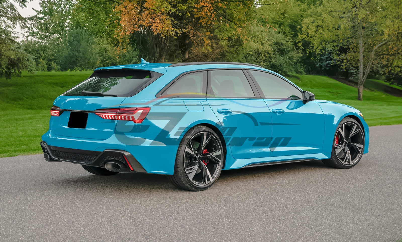 Color PPF Paint Protection Film Gloss Miami Blue Car Paint Scratch Shield Wrap
