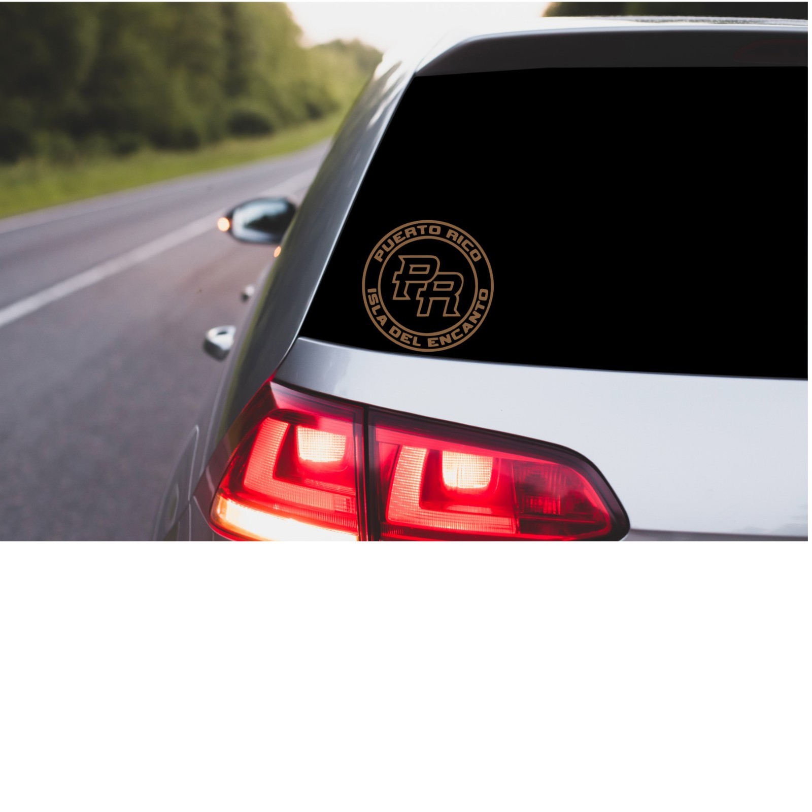 Puerto Rico Isla Del Encanto Car Sticker Vinyl Decal
