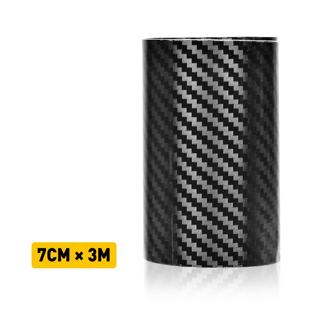 Carbon Sticker Fiber Sill Scuff Protector Cover Anti Scratch Strip Car Door Body