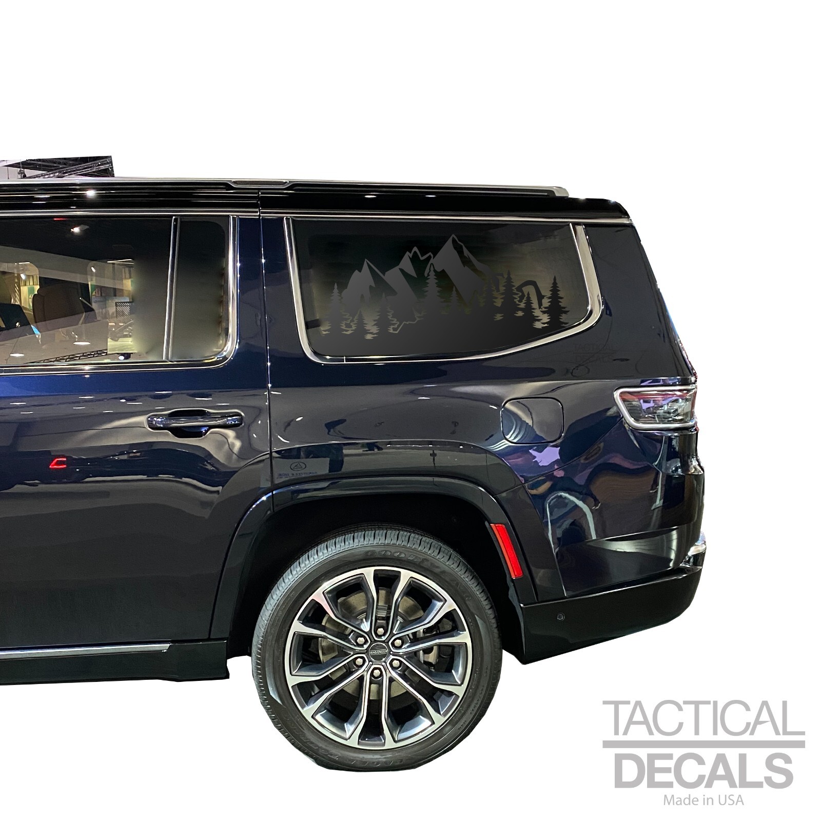 Mountain Scene Design Decal Fits 2022 – 2023 Jeep Grand Wagoneer GW1-MX1