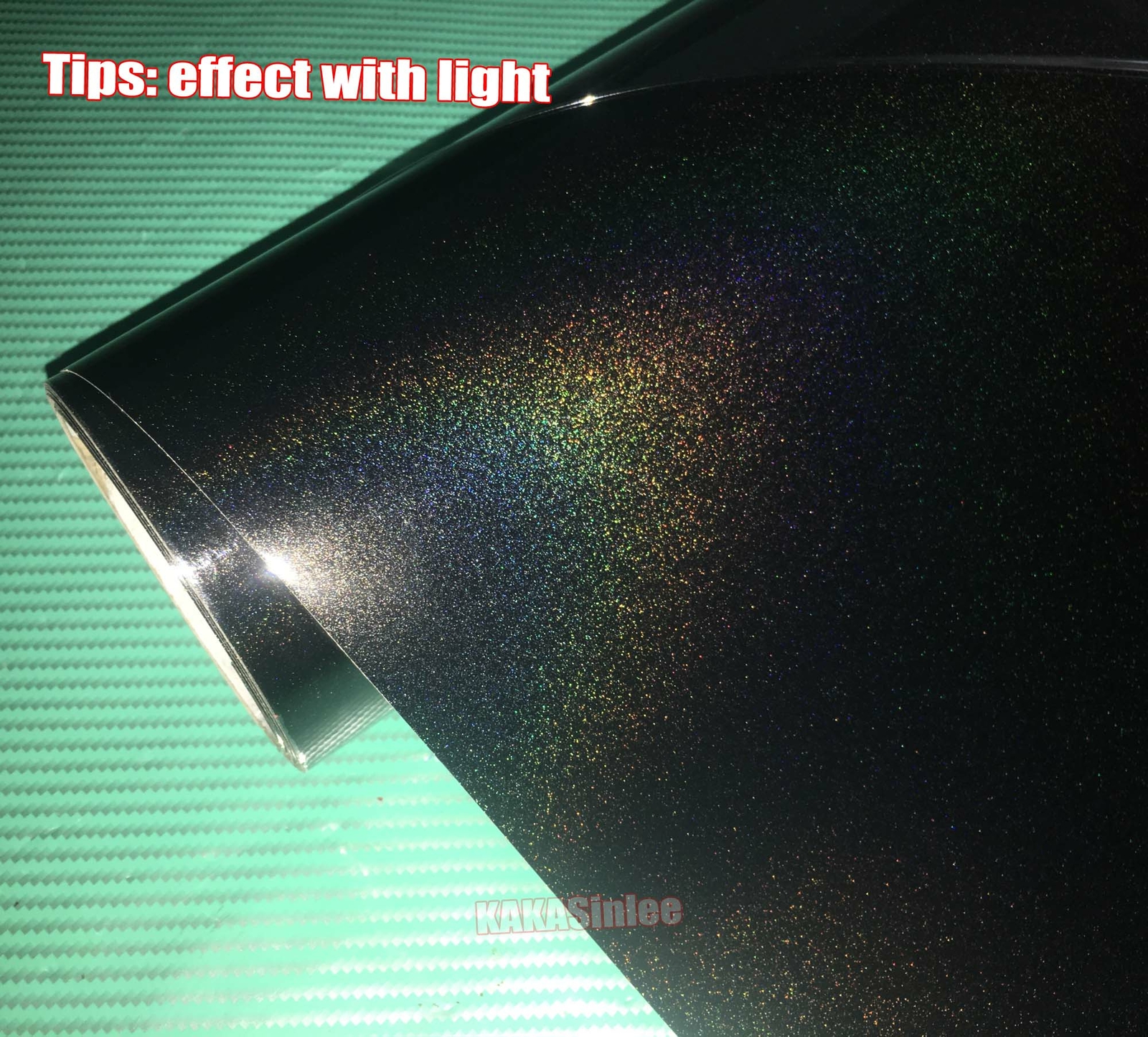 Air Free Car Rainbow Mirror Chrome Chameleon Pearl Gloss Vinyl Wrap Sticker HDUS