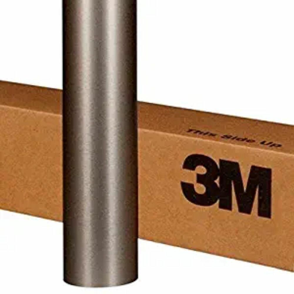 3M 2080 Scotchprint Brushed Titanium Vinyl Flex Car Wrap Film | BR230