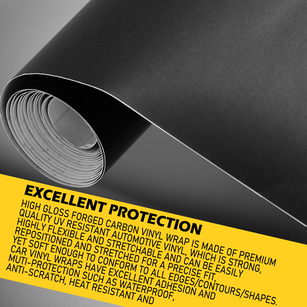 3m 2080 Matte Black Vinyl Car Vehicle Wrap Decal Sheet Roll Film | G12