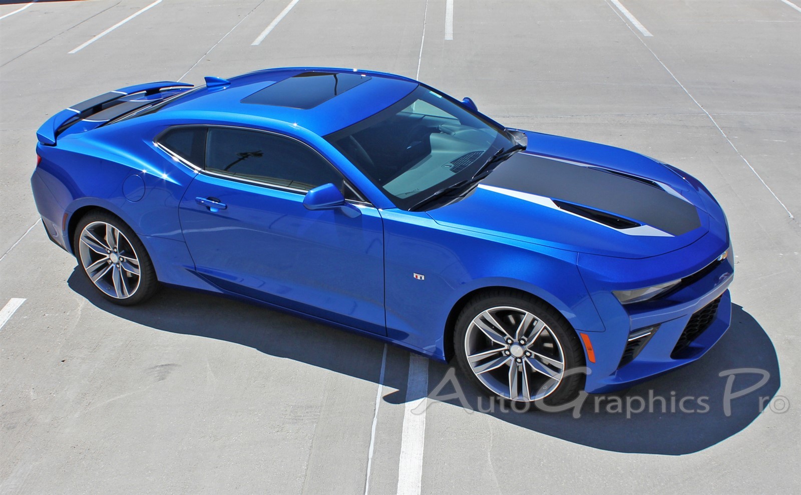 2016-2018 Camaro 50th Anniversary 3M Hood Decal Racing Stripes Vinyl Graphic