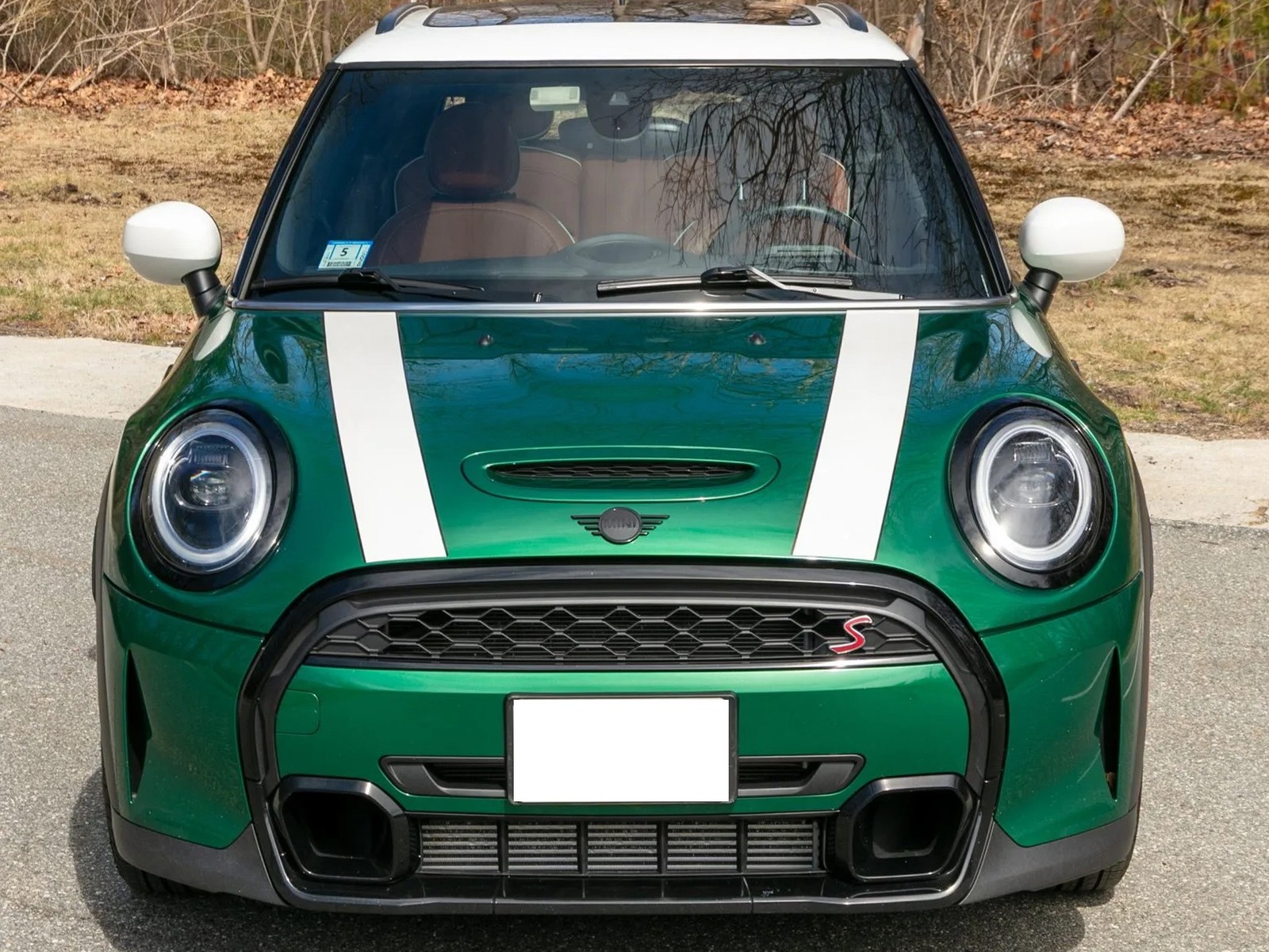 Chrome Finish Red S Letter Badge For MINI Cooper R50 R56 R60 F55 F56 Front/Back