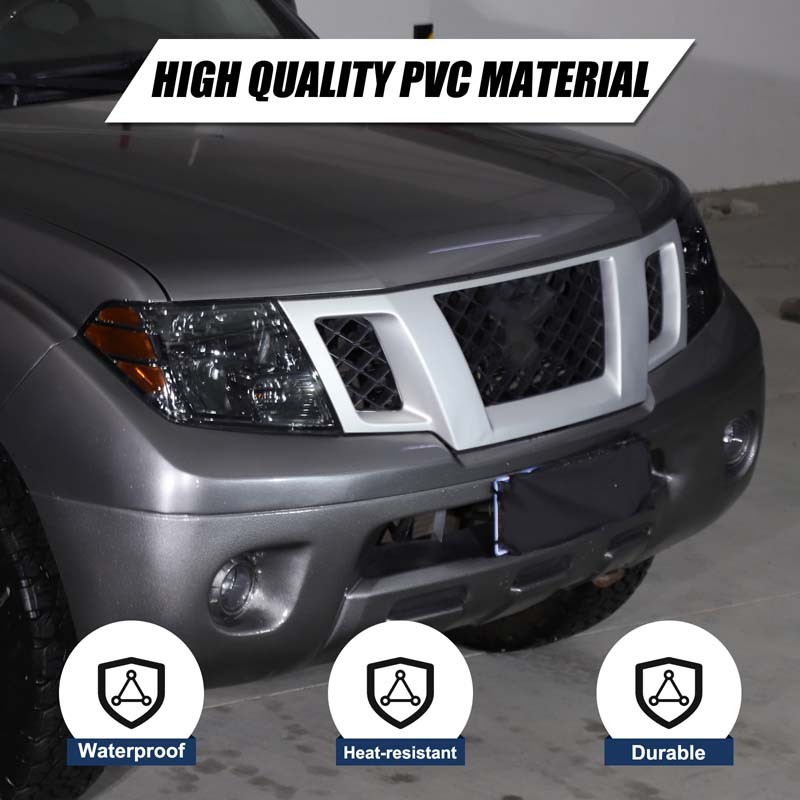 Black Headlight Sticker Film Precut Headlamp Tint For Nissan Frontier 2009-2017