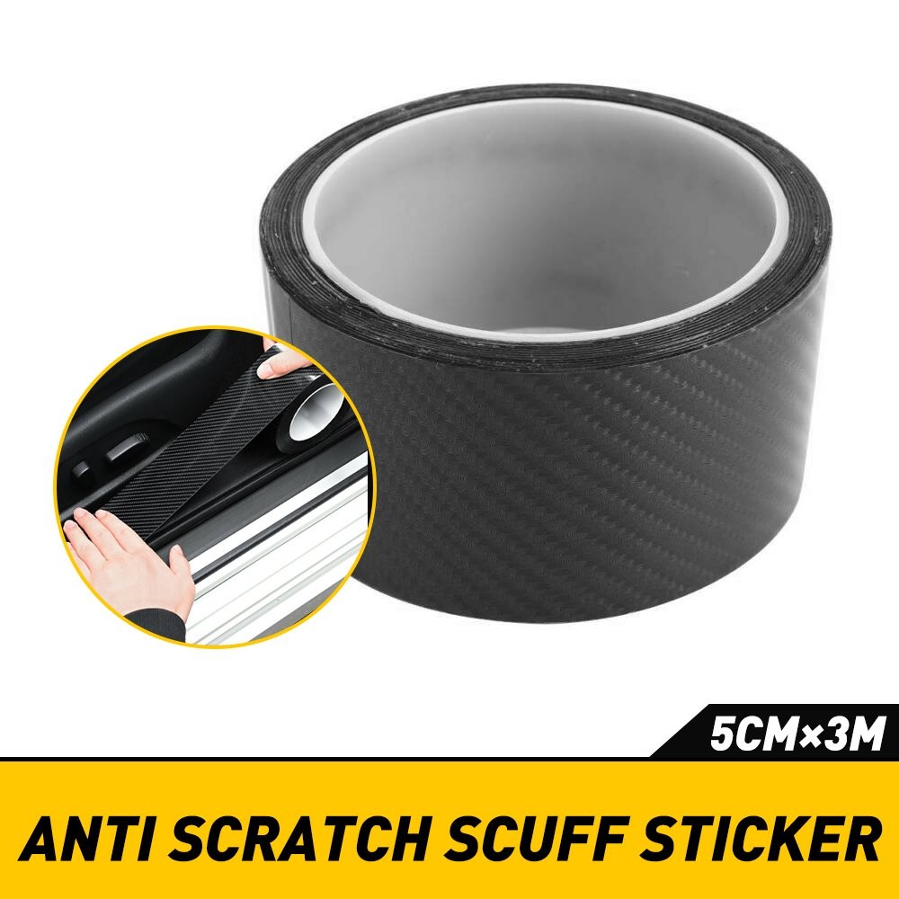 Protector Sill Scuff Car Door Plate Sticker Bumper Body Anti-Scratch Strip EXV