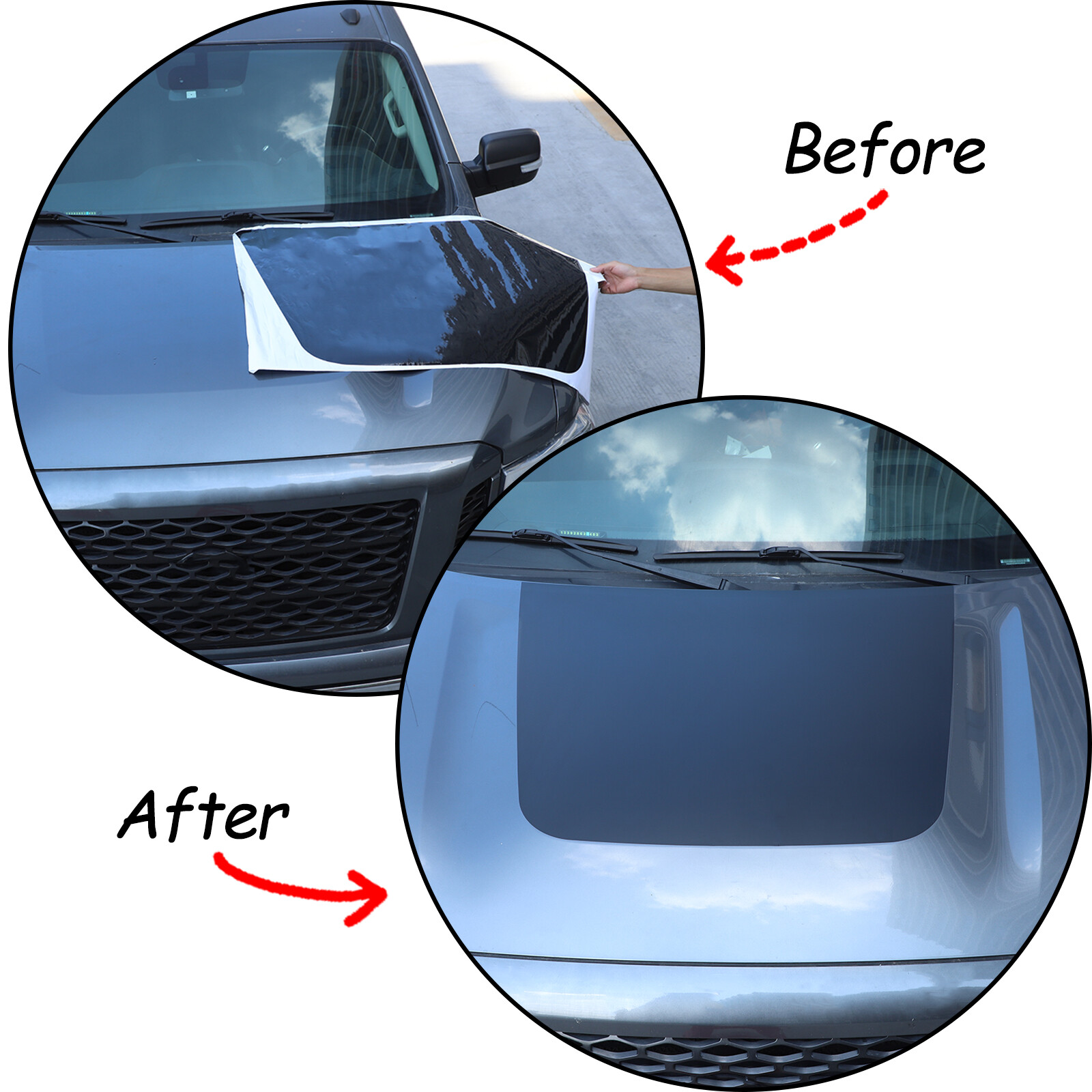 Black Car Front Hood Decal Decorative Sticker Vinyl For Nissan Titan 2016-23 US