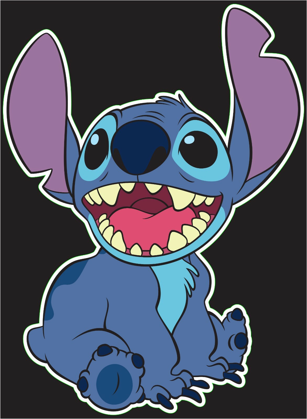 LILO & STITCH KIDS CARTOON DECAL STICKER 3M USA CAR TRUCK VEHICLE WINDOW WALL