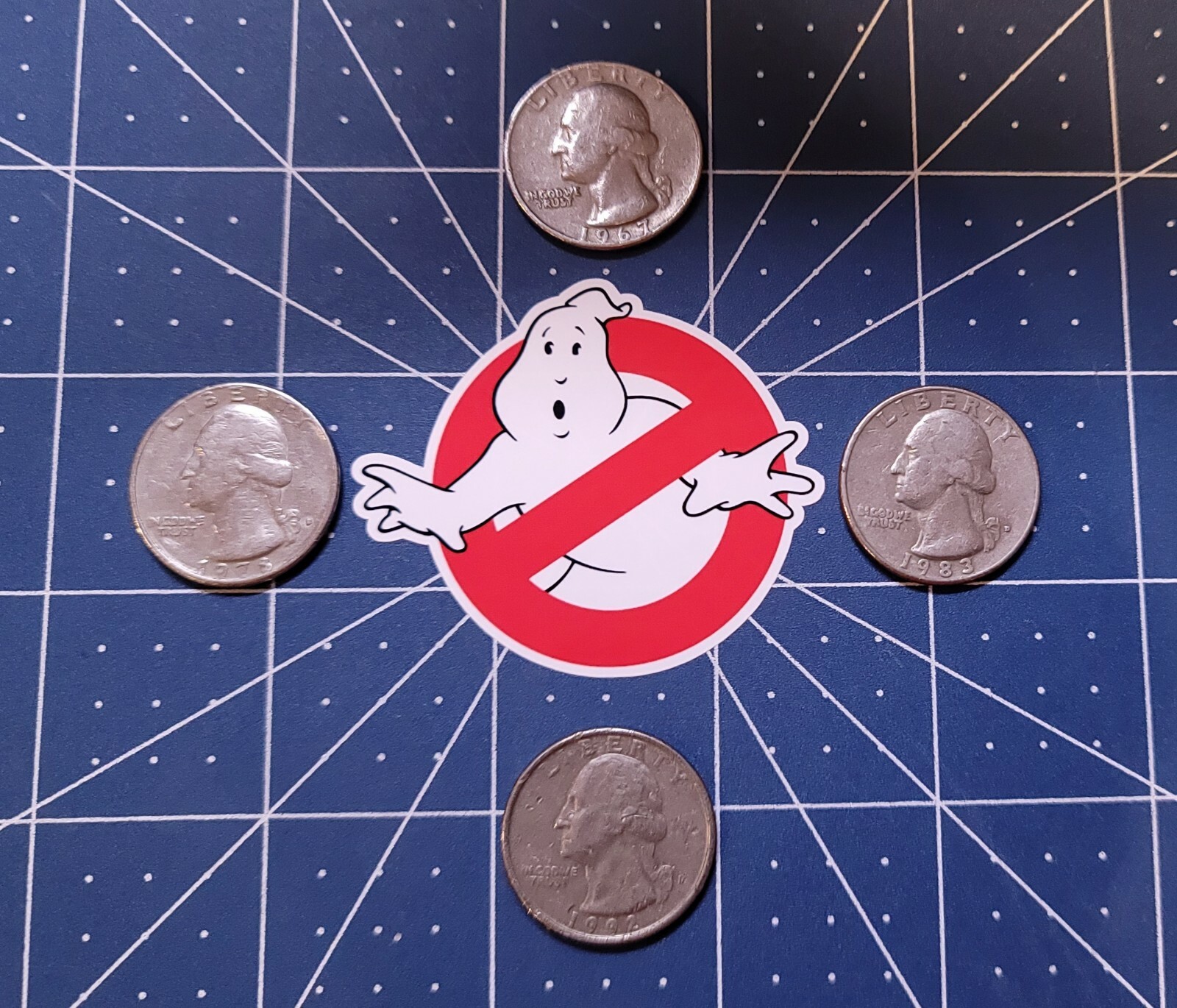 4pcs “GHOST BUSTER” Collectible Stickers