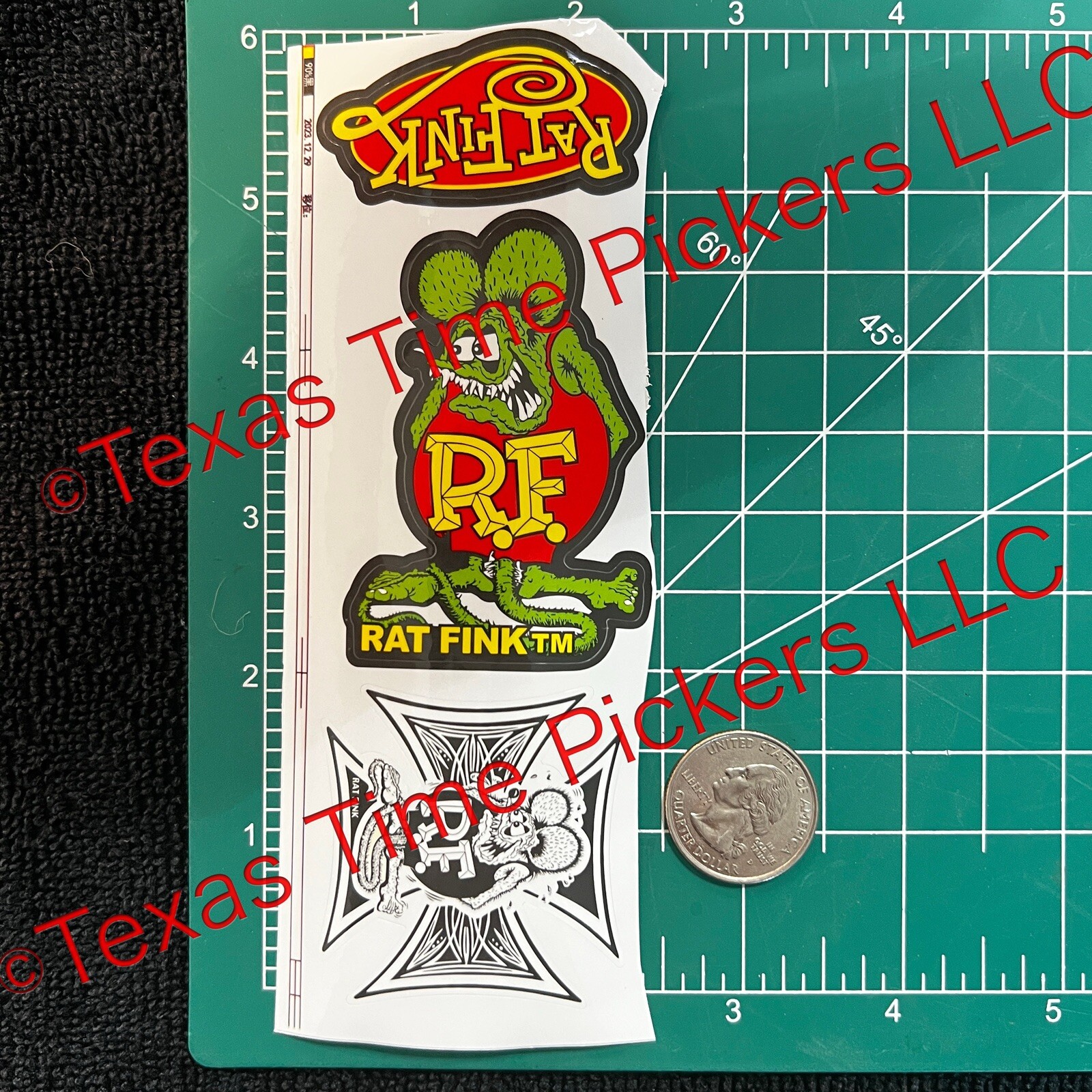 10 Rat Fink Mouse Ed Big Daddy Roth Hot Rod Art Vinyl Decal Sticker Car Truck