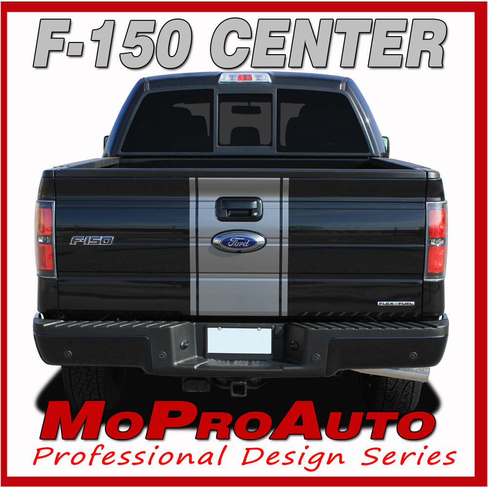 2011 F-150 CENTER STRIPE Wide Racing Decals Stripes Graphics- 3M Pro Vinyl 05R