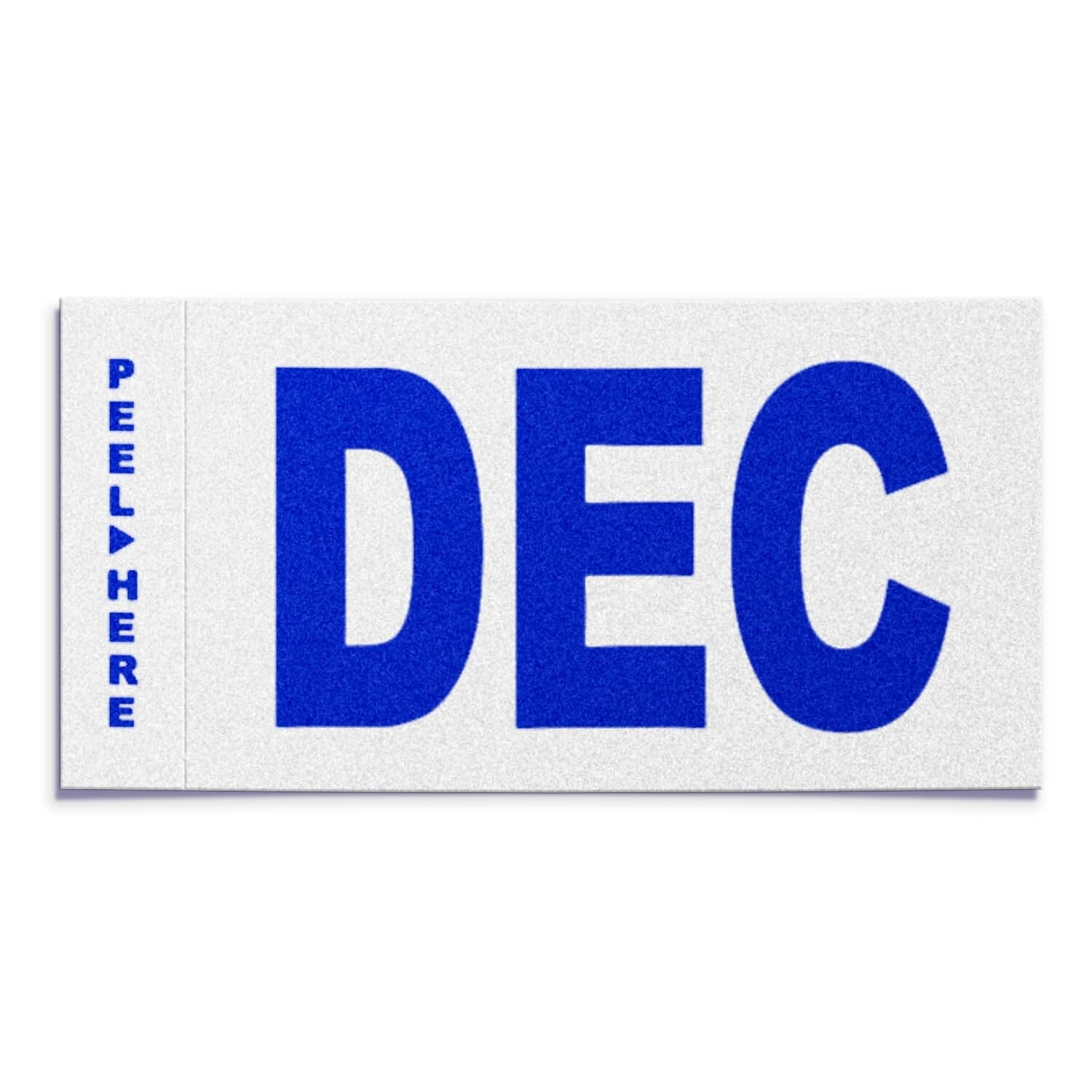 California Month Sticker (December) DMV License Plate Month Sticker Original