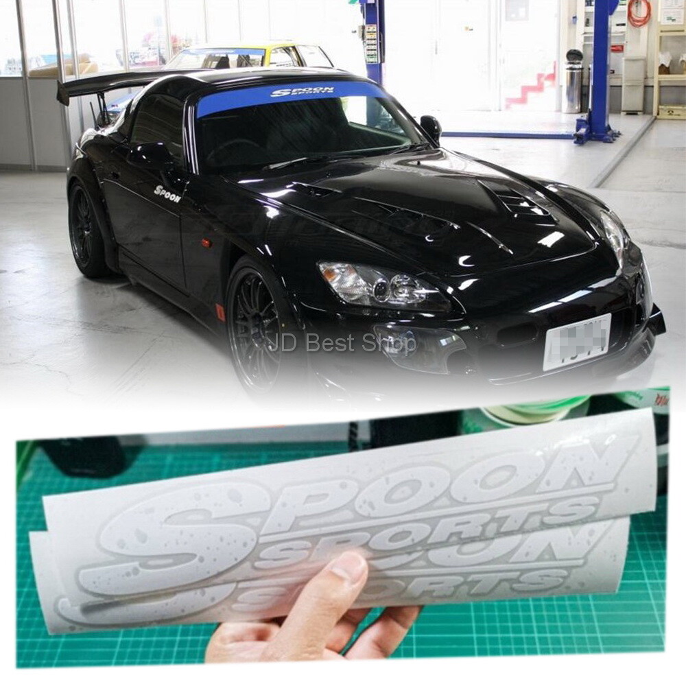 Sticker JDM Style JAP Spoon Sport For Honda Racing All Models Decal Dicut Vinyl