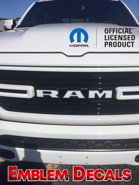 RAM 1500 DT Grill Emblem Decals 2019 2020 2021 2022 2023 2024