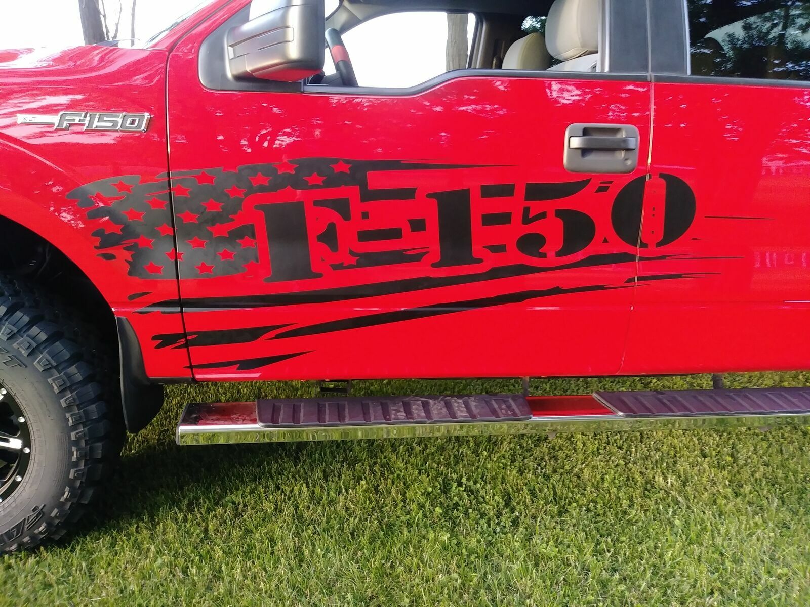 American Flag Vinyl Decal – Ford F-150 Left & Right Side Truck Graphics