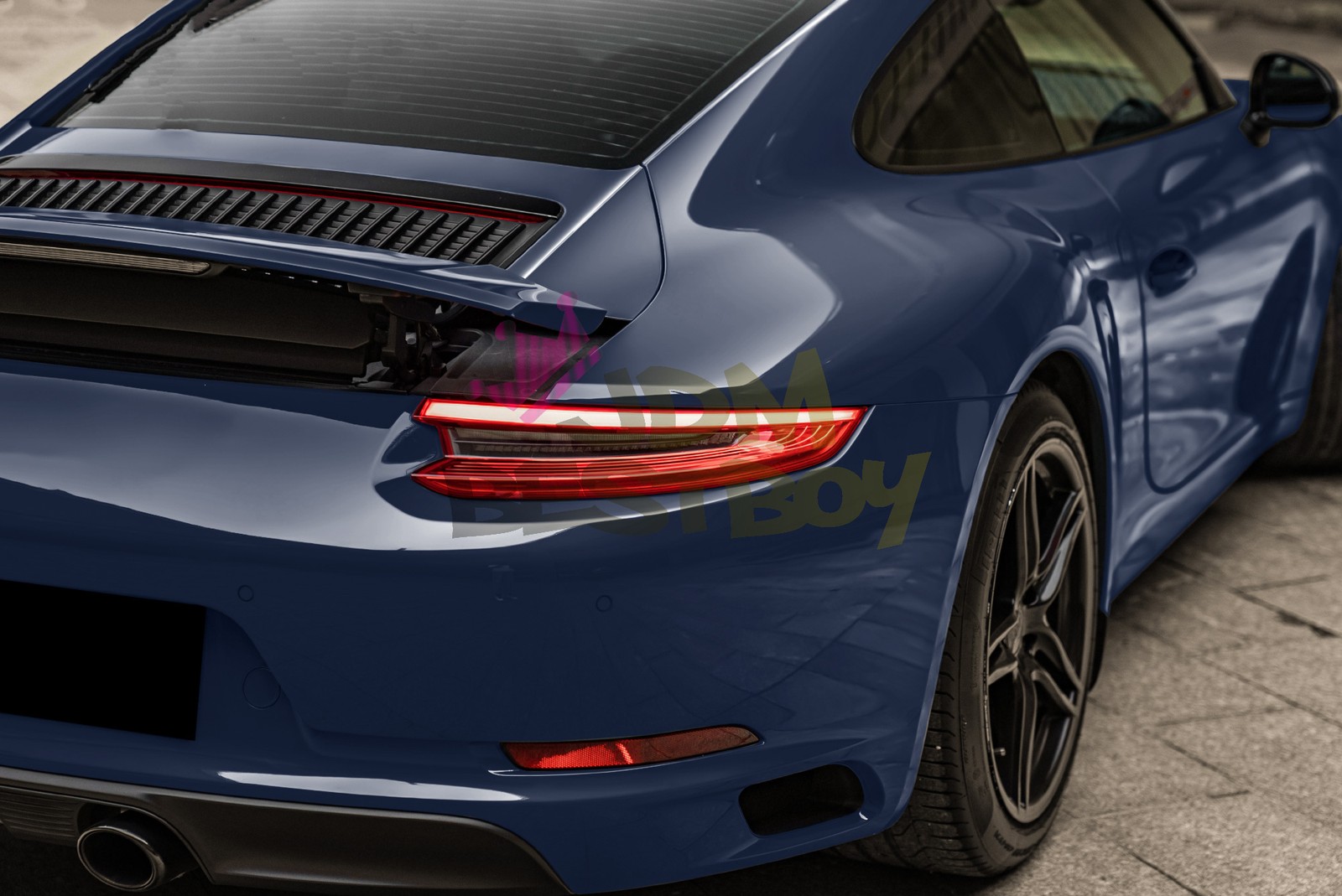 ESSMO PET Super Gloss Midnight Blue Vehicle Vinyl Wrap Decal Sheet Like Paint