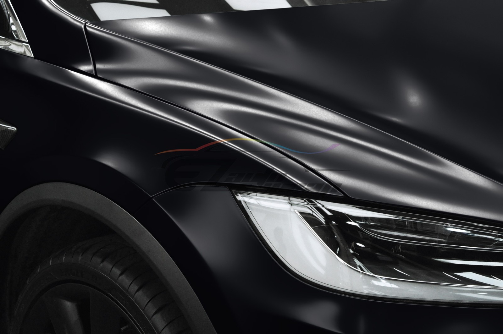 Matte Metallic Satin Pearl Black Vinyl Wrap Sticker Bubble Free Film Decal DIY