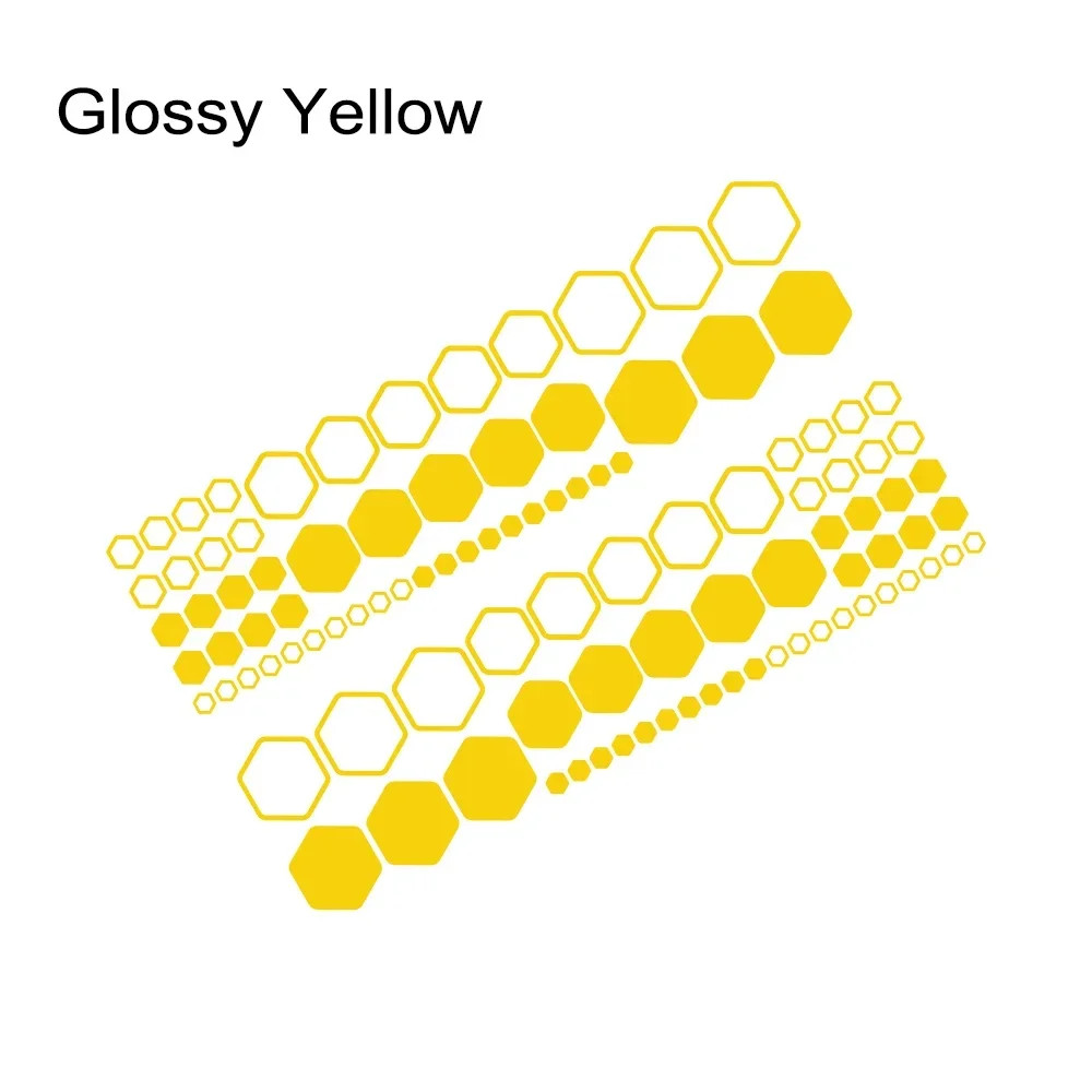 Car Honeycomb Hexagonal Combination Stickers Polygonal Waterproof Vinyl Decals
