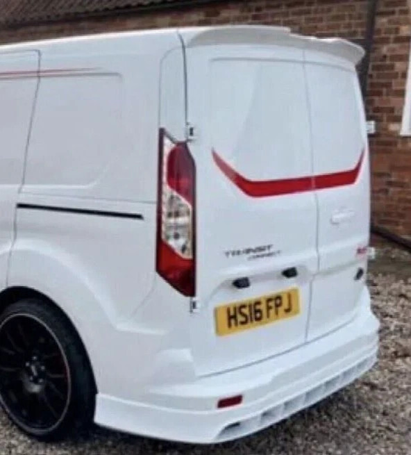 Fits Ford Transit Connect Graphics Bonnet Stripes and Rear Door Decals Stickers