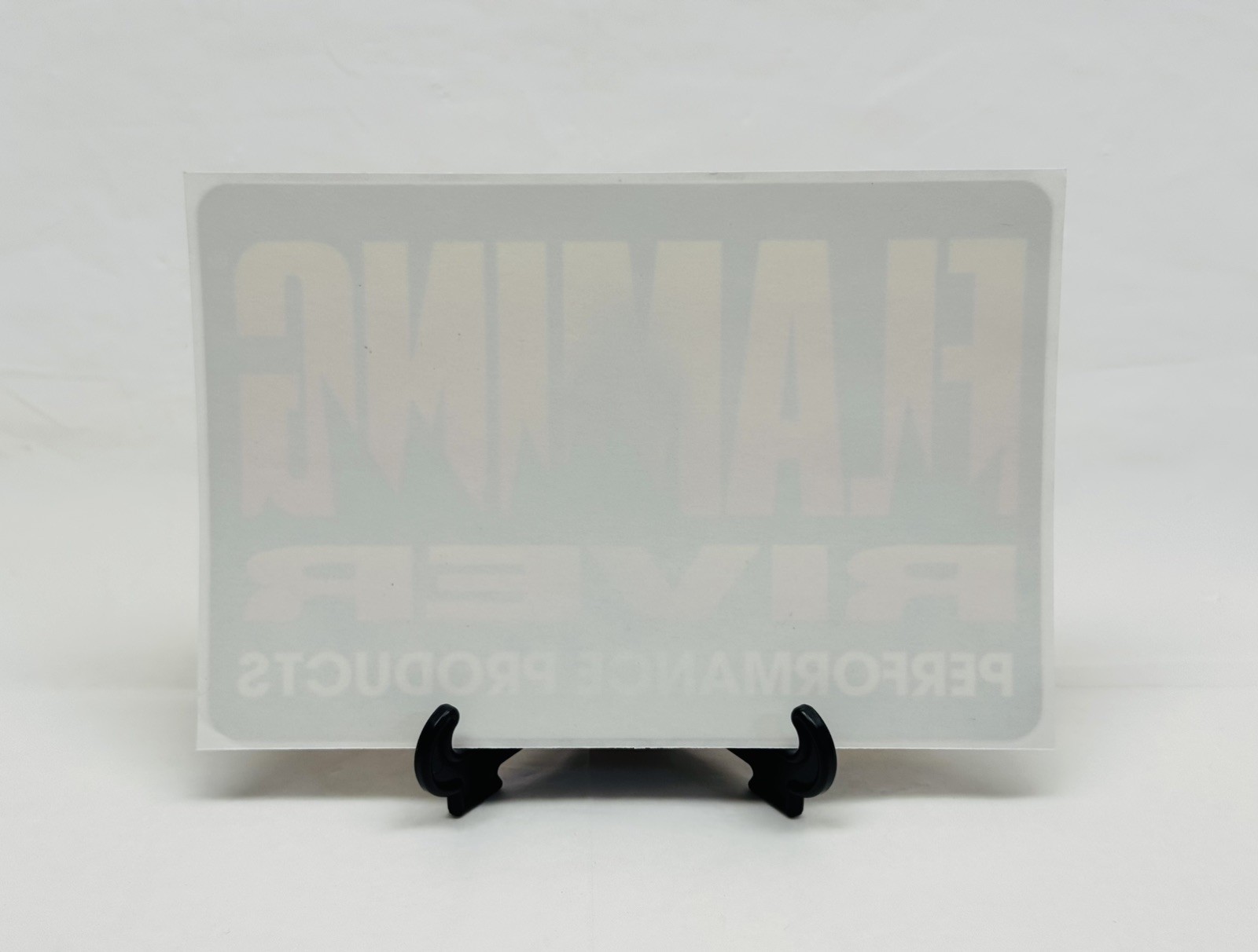 NEW Flaming River Performance Sticker Gloss Finish Approx 4″x6″ Self Adhesive