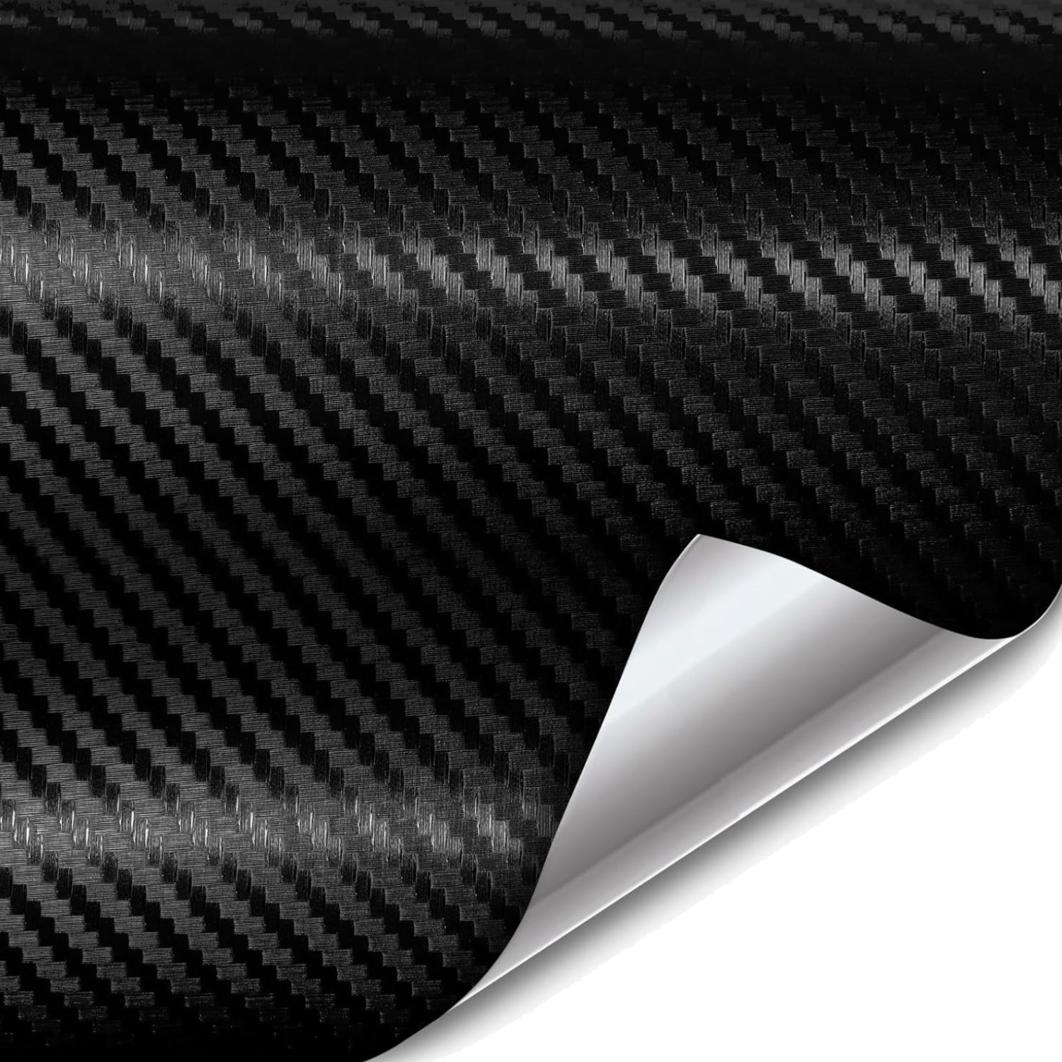 XPO Black Carbon Fiber Car Wrap Vinyl Roll Featuring Air Release Technology 3…