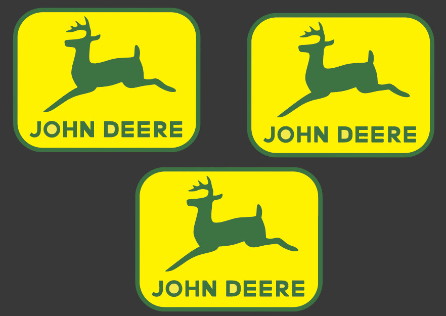 John Deere 1968-2000 Vinyl Decal Car Truck SUV Laptop John Deer Tractor Sticker