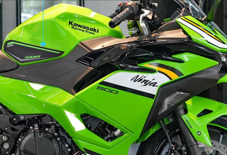 For Ninja Z 500 SE 2024 2025 Motorcycle Stickers Gas Fuel Knee Grip Decal
