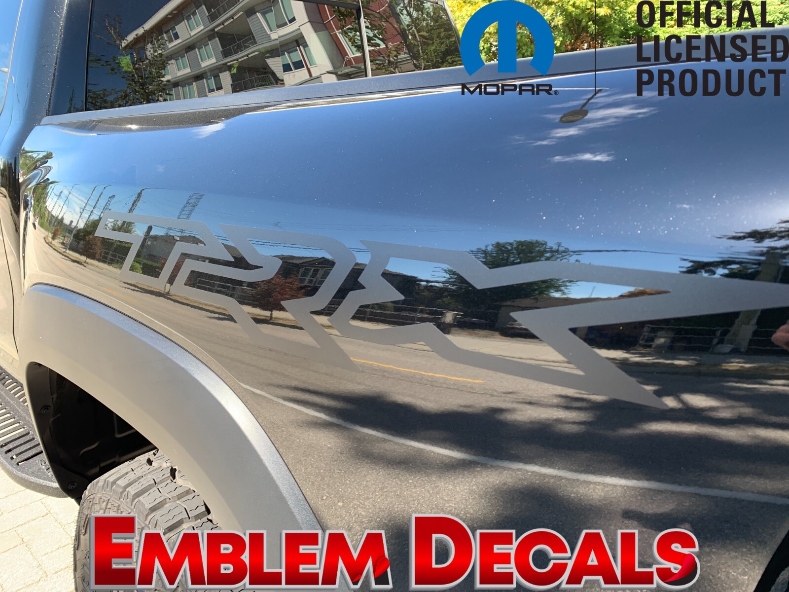 Ram 1500 TRX Solid Bed Decals Decal 2021 2022 2023 2024 OEM SIZE