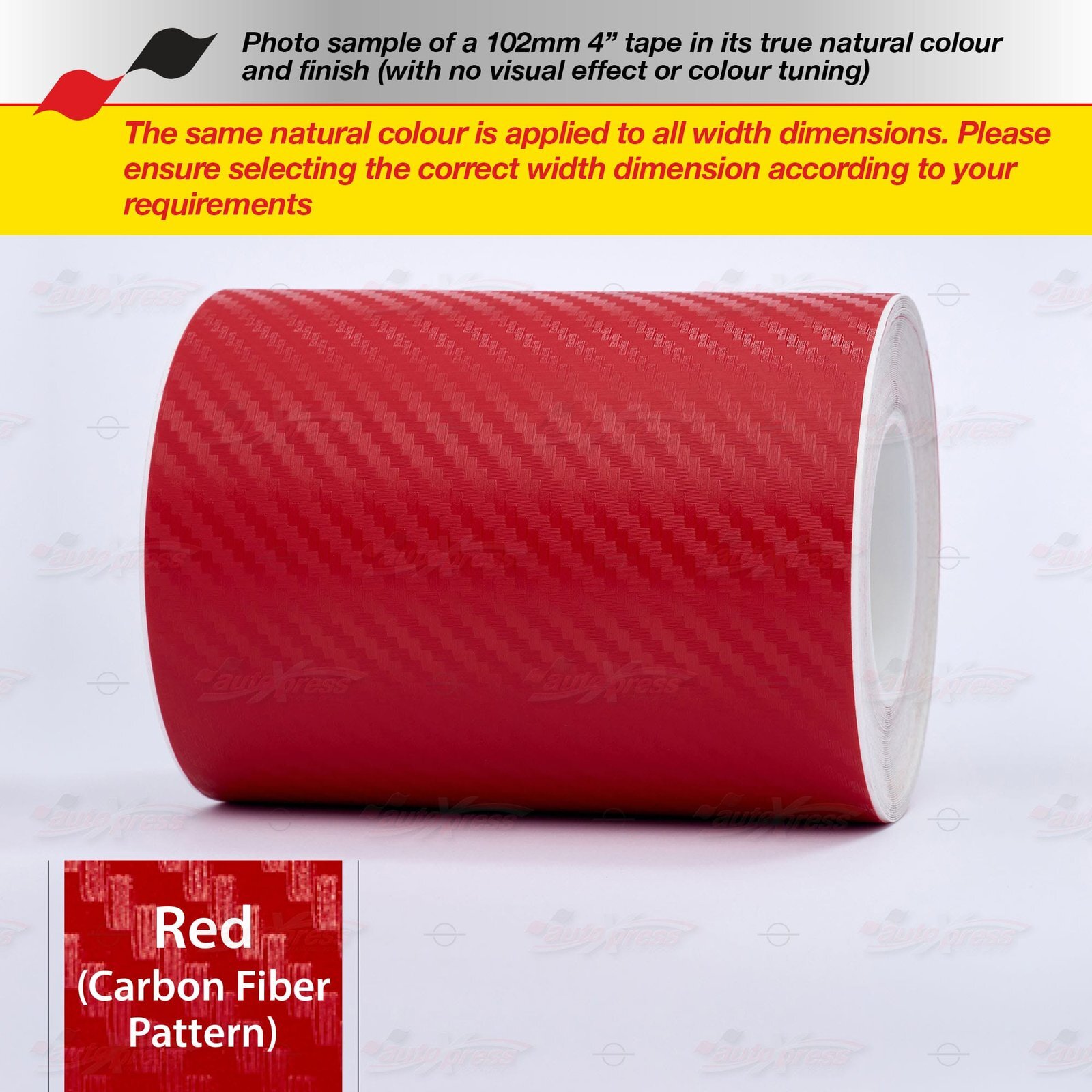 CARBON FIBER RED 3/4″ 19mm Roll PIN STRIPE PinStriping TAPE Decal Vinyl Sticker