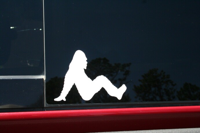 Bigfoot Sasquatch Trucker Mud Flap Decal Sticker , Buy 2 get 1 FREE ! yeti
