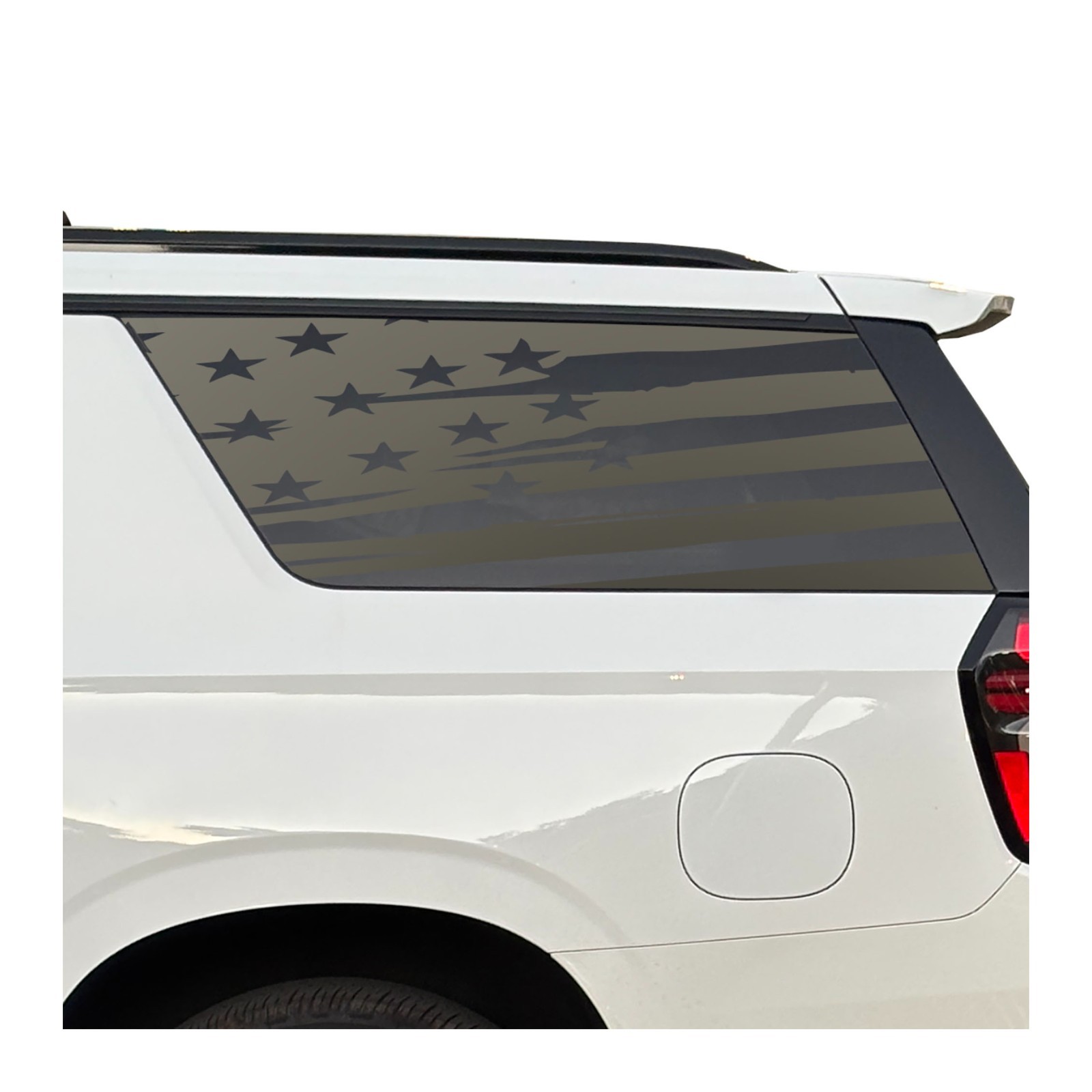 Distressed USA flag design Decal for 2021-2025 Chevy Suburban Yukon XL CS5-XR1