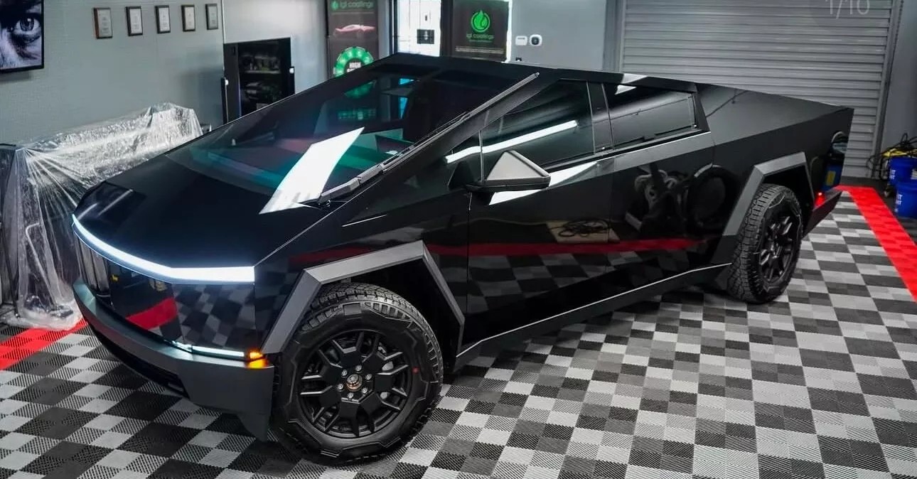 Cybertruck DIY PPF Paint Protection Film Wrap Color Change Gloss Piano Black MEW
