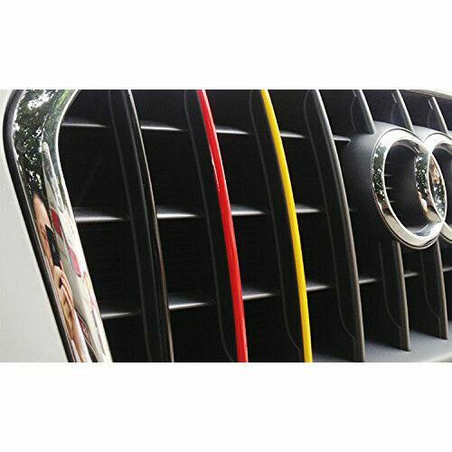 9.8″ Germany Flag Style Color Stripe Decal Sticker For Audi BMW Mercedes VW Car