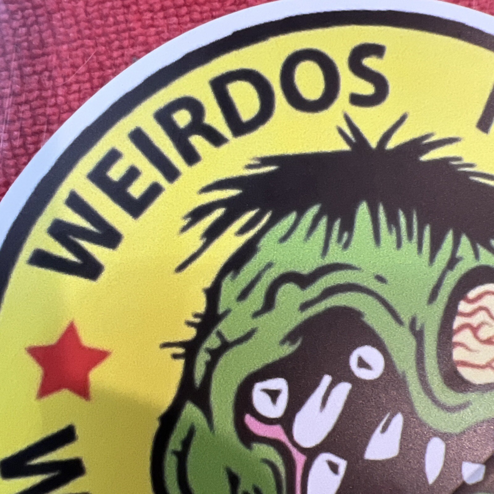 🔥 RAT FINK Weirdos Freaks Anti Social Club 6” Sticker Ed Big Daddy Roth BLURRY