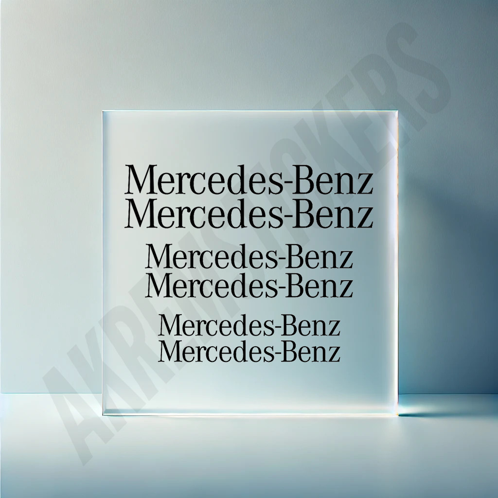 6x Mercedes-Benz Brake Caliper Decal Stickers / Car Decals / Car Stickers