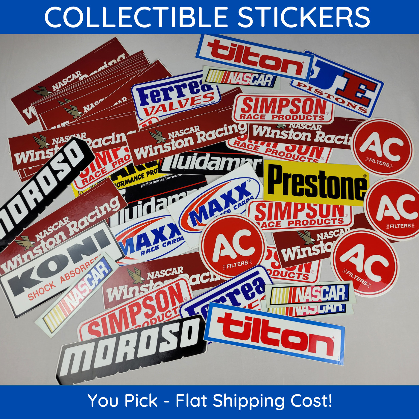 Collectible Stickers Performance Decals Surfing NASA Sports **YOU PICK – READ**