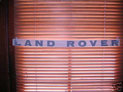 Land Rover 1 decal front bonnet dk char btr9897lav