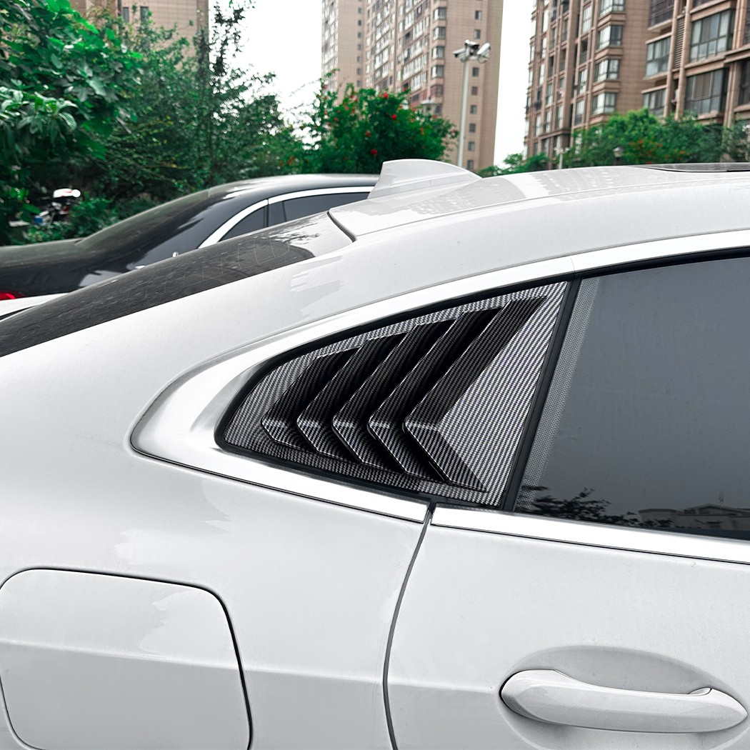 Rear Window Quarter Glass Duct Louver Vent Covers For BMW 2-Sereis F44 2020-2023